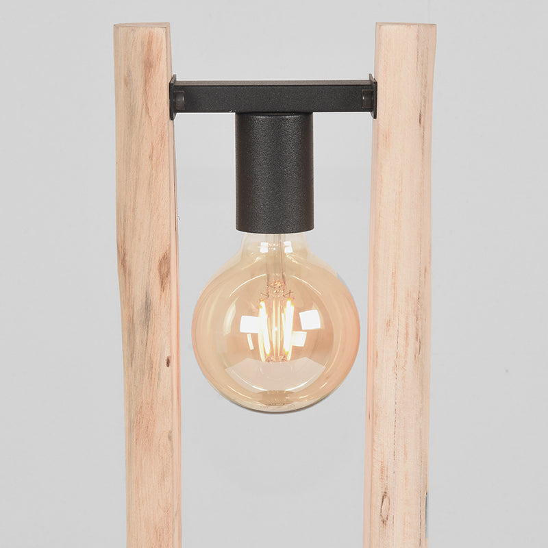 LABEL51 Tafellamp Woody - Naturel - Hout van LABEL51 – Luxe comfort op maat van PureWonen. Vraag naar de beste prijs.