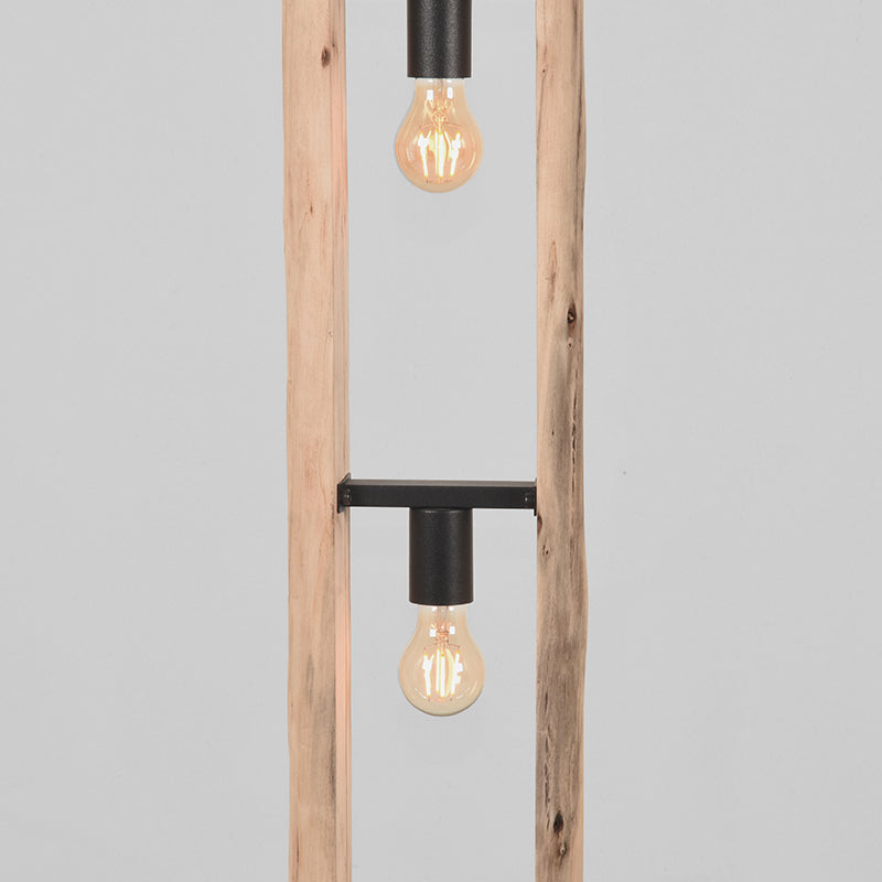LABEL51 Vloerlamp Woody - Naturel - Hout van LABEL51 – Luxe comfort op maat van PureWonen. Vraag naar de beste prijs.