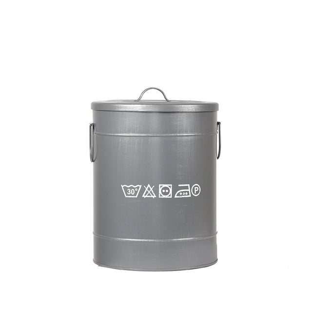 LABEL51 Wasmand - Grijs - Metaal - M van LABEL51 – Luxe comfort op maat van PureWonen. Vraag naar de beste prijs.