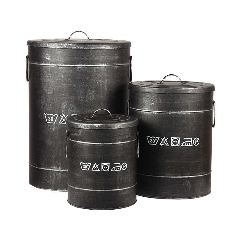 LABEL51 Wasmand - Zwart - Metaal - S van LABEL51 - laagste prijs offerte van PureWonen