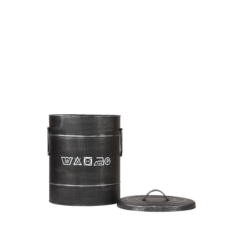 LABEL51 Wasmand - Zwart - Metaal - S van LABEL51 - laagste prijs offerte van PureWonen
