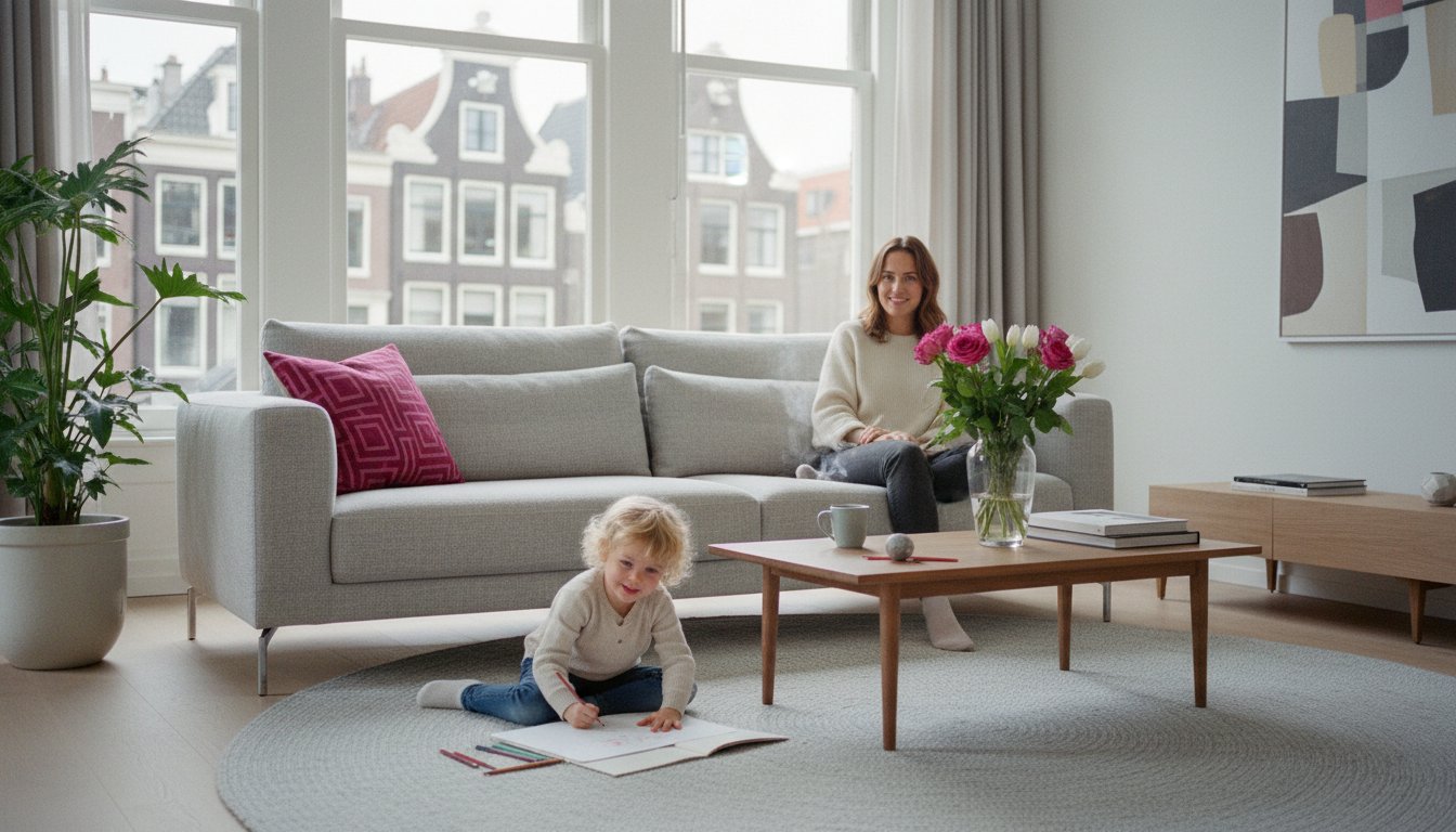 Vlekbestendige stof voor een bank met kinderen: Stijlvol wonen zonder zorgen in 2026