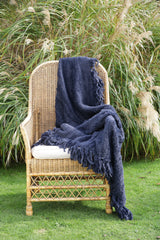 Yak Indigo plaid