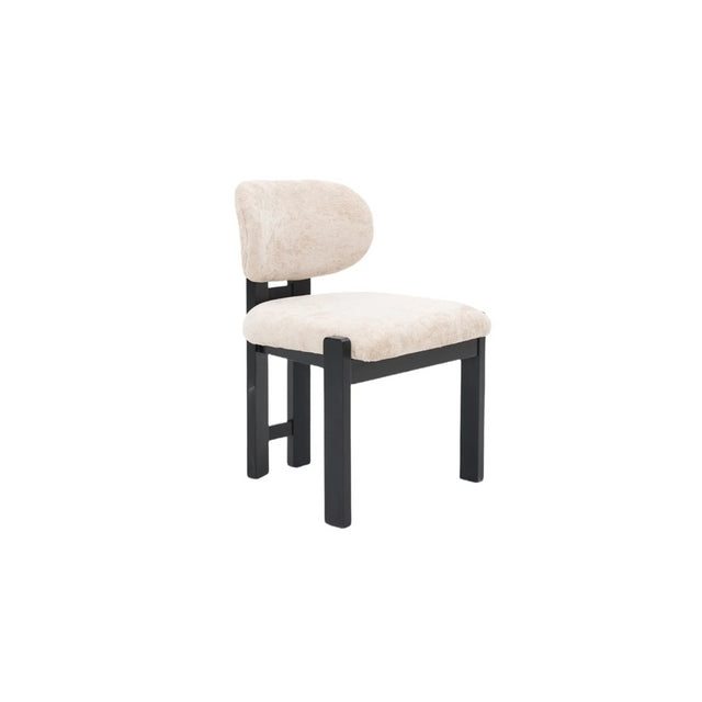 CHAIR DESIREY ZB-5685 BLACK LEGS TAUPE FY2415-6