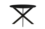 Oslo Black Round 130 cm