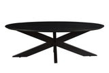 Oslo Oval Black130 cm