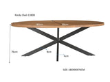 Rocky Oval 180 cm
