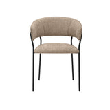LABEL51 Eetkamerstoel Luuk - Clay - Elite - Black Frame van LABEL51 – Luxe comfort op maat van PureWonen. Vraag naar de beste prijs.