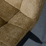 LABEL51 Eetkamerstoel Noor - Mustard - Elite - Black Frame