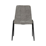 LABEL51 Eetkamerstoel Noor - Stone - Elite - Black Frame