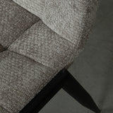 LABEL51 Eetkamerstoel Noor - Stone - Elite - Black Frame