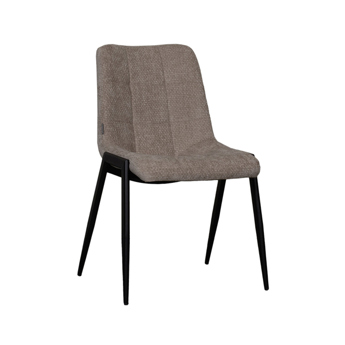 LABEL51 Eetkamerstoel Noor - Clay - Elite - Black Frame van LABEL51 – Luxe comfort op maat van PureWonen. Vraag naar de beste prijs.