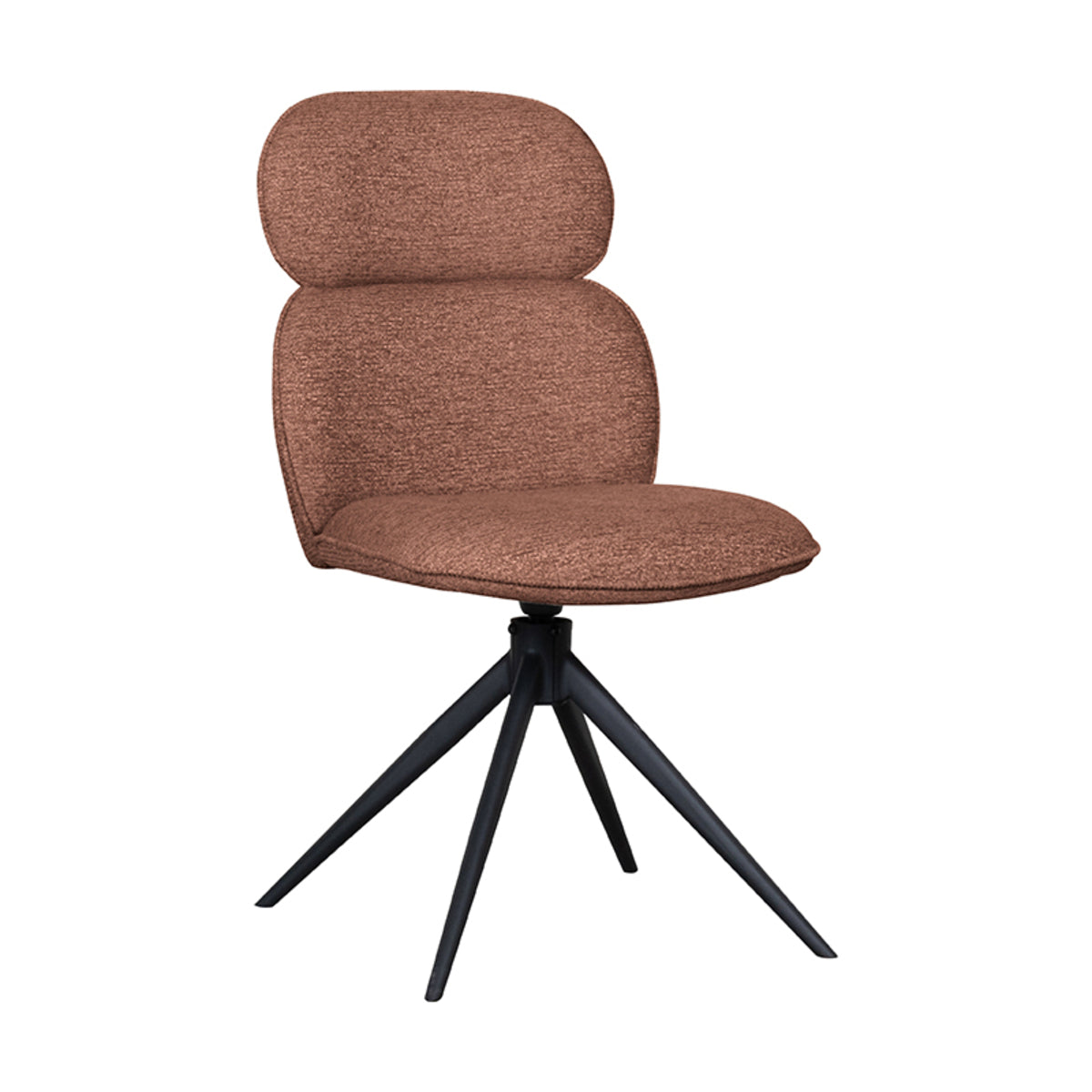 LABEL51 Eetkamerstoel Finn - Coral - Boucle van LABEL51 – Luxe comfort op maat van PureWonen. Vraag naar de beste prijs.