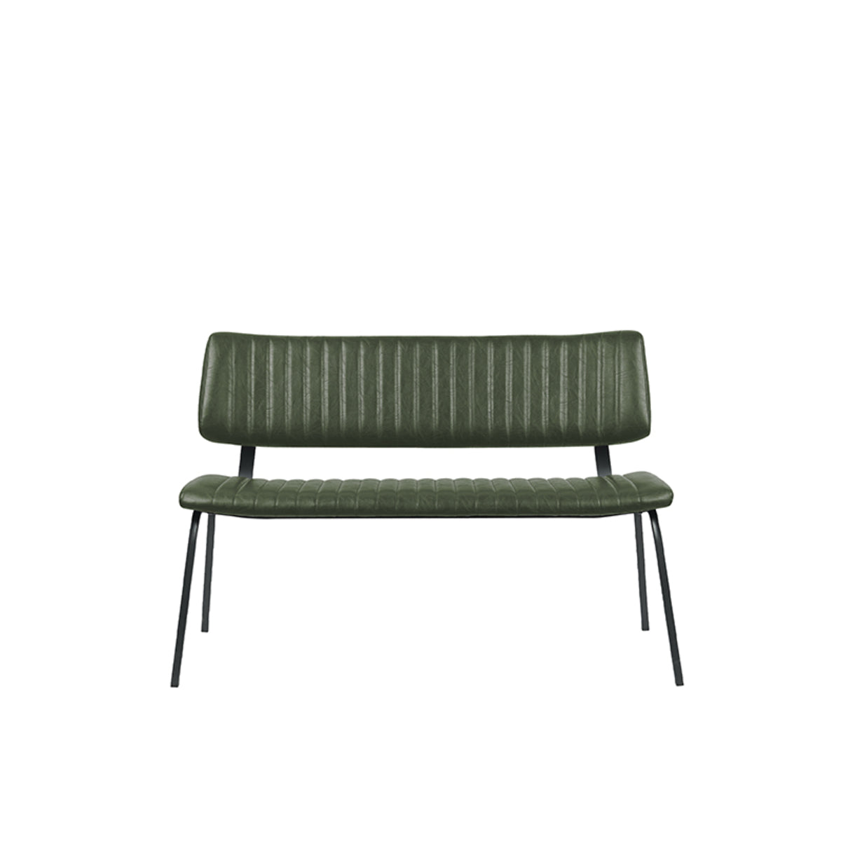 LABEL51 Eetkamerbank Gusto - Hunter - PU-Leder - 120 cm van LABEL51 - laagste prijs offerte van PureWonen