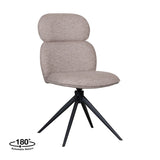 LABEL51 Eetkamerstoel Finn - Naturel - Boucle van LABEL51 - laagste prijs offerte van PureWonen