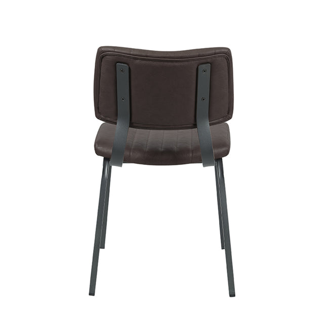 LABEL51 Eetkamerstoel Gusto - Donkerbruin - PU-Leder van LABEL51 – Luxe comfort op maat van PureWonen. Vraag naar de beste prijs.
