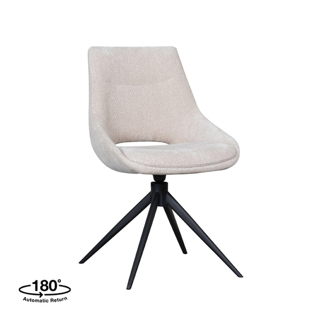 LABEL51 Eetkamerstoel Marlow - Naturel - Elite van LABEL51 – Luxe comfort op maat van PureWonen. Vraag naar de beste prijs.