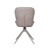 LABEL51 Eetkamerstoel Thorben - Bruin - Microfiber van LABEL51 – Luxe comfort op maat van PureWonen. Vraag naar de beste prijs.