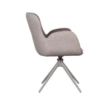 LABEL51 Eetkamerstoel Lasse - Bruin - Microfiber van LABEL51 – Luxe comfort op maat van PureWonen. Vraag naar de beste prijs.