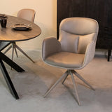 LABEL51 Eetkamerstoel Lasse - Forest - Microfiber van LABEL51 – Luxe comfort op maat van PureWonen. Vraag naar de beste prijs.