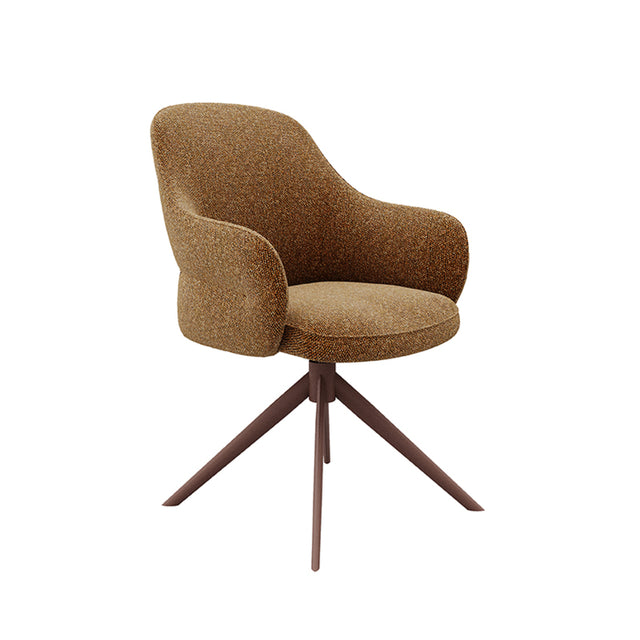 LABEL51 Eetkamerstoel Bern - Coral - Boucle van LABEL51 – Luxe comfort op maat van PureWonen. Vraag naar de beste prijs.