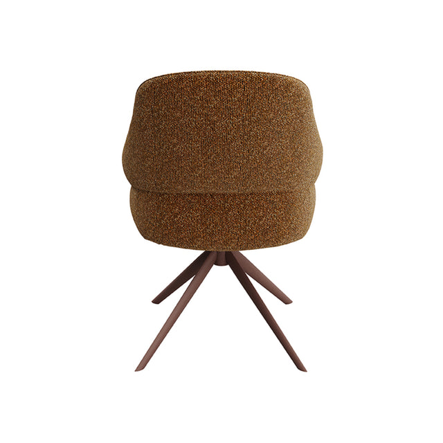 LABEL51 Eetkamerstoel Bern - Coral - Boucle van LABEL51 – Luxe comfort op maat van PureWonen. Vraag naar de beste prijs.