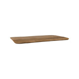 LABEL51 Eetkamertafel Tafelblad Sloppy Edge - Nature - Mangohout - 120 cm Sloppy