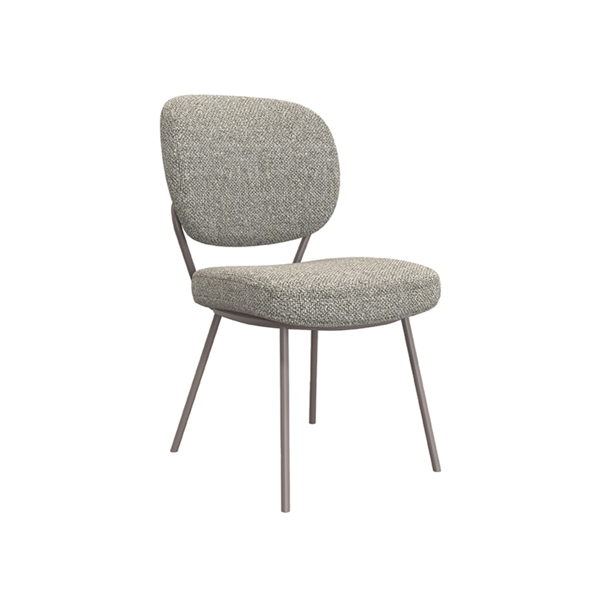 LABEL51 Eetkamerstoel Singapore - Truffel grijs - Boucle van LABEL51 – Luxe comfort op maat van PureWonen. Vraag naar de beste prijs.