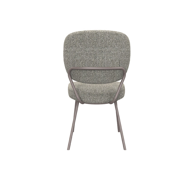 LABEL51 Eetkamerstoel Singapore - Truffel grijs - Boucle van LABEL51 – Luxe comfort op maat van PureWonen. Vraag naar de beste prijs.