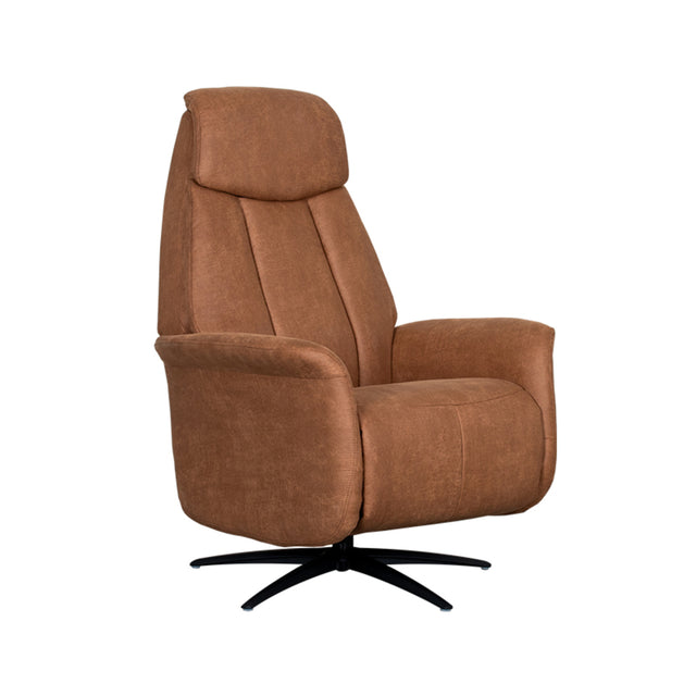 LABEL51 Fauteuil Oslo - Cognac - Micro Suede van LABEL51 - laagste prijs offerte van PureWonen