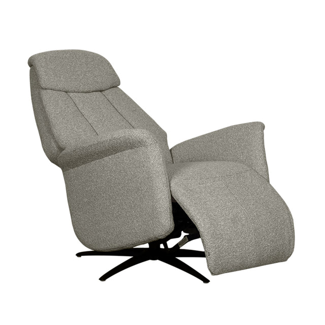 LABEL51 Fauteuil Oslo - Truffel grijs - Boucle van LABEL51 – Luxe comfort op maat van PureWonen. Vraag naar de beste prijs.