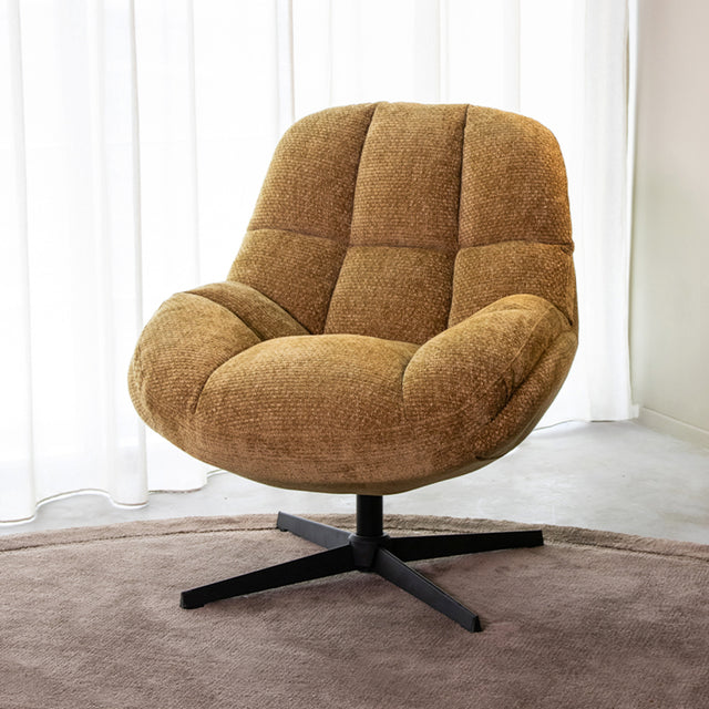 LABEL51 Fauteuil Huxley - Mustard - Elite van LABEL51 – Luxe comfort op maat van PureWonen. Vraag naar de beste prijs.