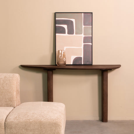 LABEL51 Sidetable Wow - Espresso - Mangohout - 135 cm van LABEL51 – Luxe comfort op maat van PureWonen. Vraag naar de beste prijs.