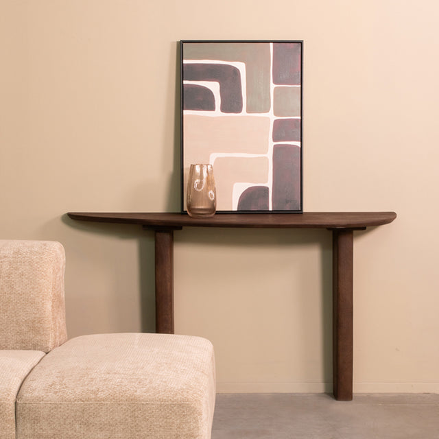 LABEL51 Sidetable Wow - Espresso - Mangohout - 135 cm van LABEL51 – Luxe comfort op maat van PureWonen. Vraag naar de beste prijs.