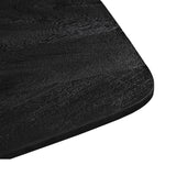 LABEL51 Eetkamertafel Blake - Zwart - Mangohout - 130x130 cm van LABEL51 – Luxe comfort op maat van PureWonen. Vraag naar de beste prijs.