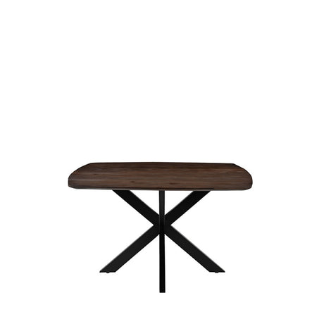 LABEL51 Eetkamertafel Blake - Espresso - Mangohout - 140x140 cm van LABEL51 - laagste prijs offerte van PureWonen