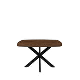 LABEL51 Eetkamertafel Blake - Nature - Mangohout - 140x140 cm van LABEL51 - laagste prijs offerte van PureWonen