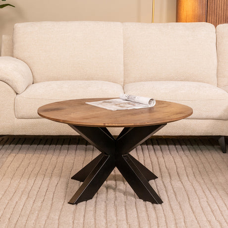 LABEL51 Salontafel Otis - Nature - Mangohout - 80 cm van LABEL51 - laagste prijs offerte van PureWonen