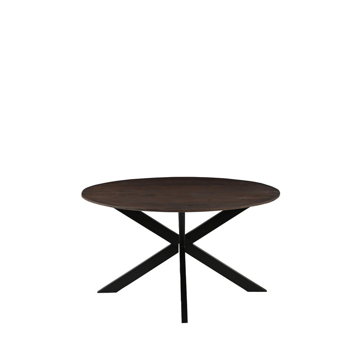 LABEL51 Eetkamertafel Otis - Espresso - Mangohout - 140 cm - Rond van LABEL51 – Luxe comfort op maat van PureWonen. Vraag naar de beste prijs.