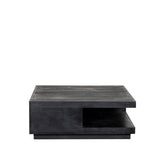 LABEL51 Salontafel Square - Zwart - Mangohout - 80 cm van LABEL51 – Luxe comfort op maat van PureWonen. Vraag naar de beste prijs.