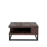 LABEL51 Salontafel Cube - Espresso - Mangohout - 80 cm van LABEL51 – Luxe comfort op maat van PureWonen. Vraag naar de beste prijs.