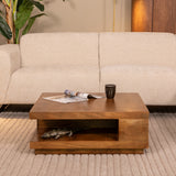 LABEL51 Salontafel Square - Nature - Mangohout - 80 cm van LABEL51 – Luxe comfort op maat van PureWonen. Vraag naar de beste prijs.