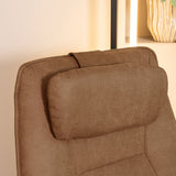 LABEL51 Sierkussen Hoofdkussen - Cognac - Micro Suede - One Size