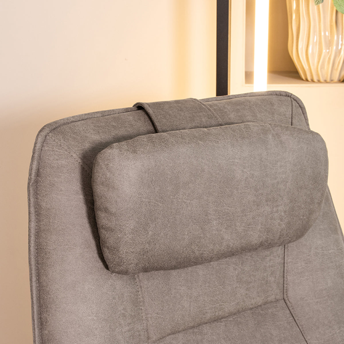 LABEL51 Sierkussen Hoofdkussen - Taupe - Micro Suede - One Size