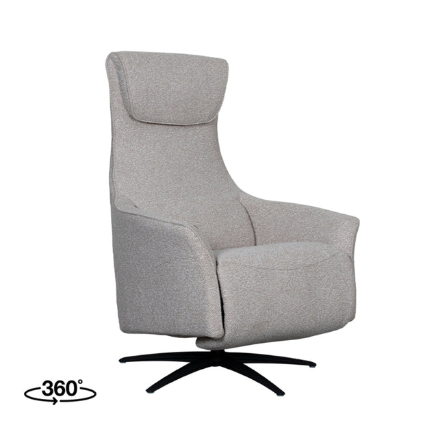 LABEL51 Fauteuil Lund - Naturel - Boucle - One Size