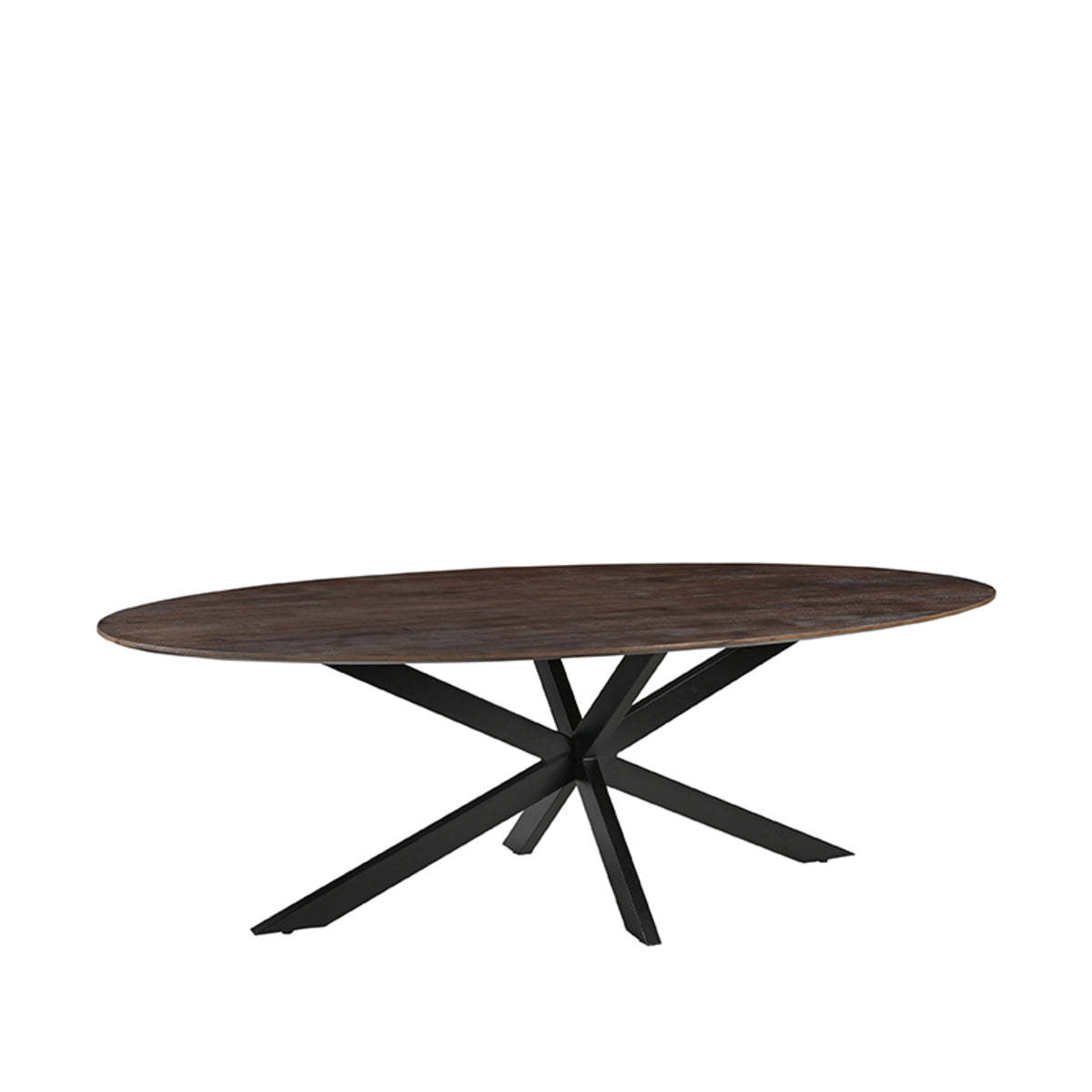 LABEL51 Eetkamertafel James - Espresso - Mangohout - 240 cm - Ovaal van LABEL51 – Luxe comfort op maat van PureWonen. Vraag naar de beste prijs.