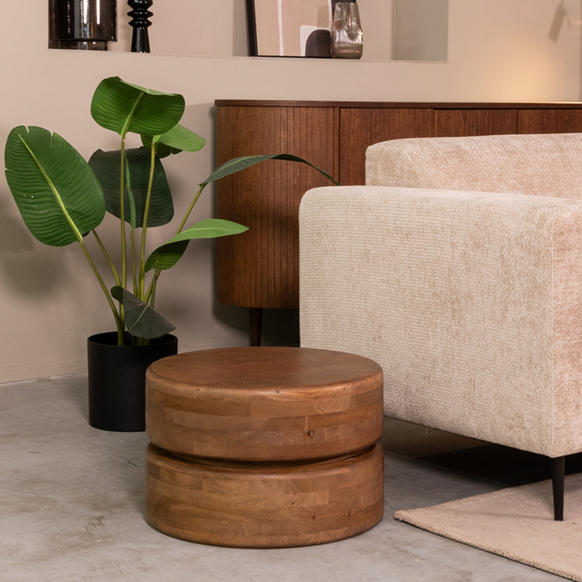 LABEL51 Salontafel Milly - Nature - Mangohout - 50 cm van LABEL51 – Luxe comfort op maat van PureWonen. Vraag naar de beste prijs.