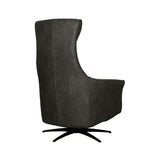 LABEL51 Fauteuil Lund - Antraciet - Micro Suede - One Size