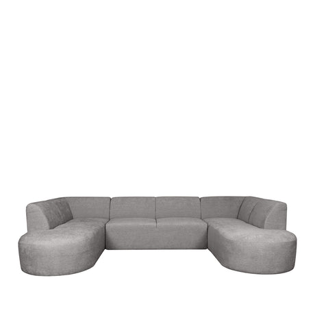 LABEL51 Bank Espen - Stone - Elite - U-Bank van LABEL51 – Luxe comfort op maat van PureWonen. Vraag naar de beste prijs.