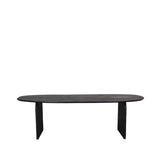 LABEL51 Eetkamertafel Cooper - Zwart - Mangohout - 250x110 cm van LABEL51 - laagste prijs offerte van PureWonen